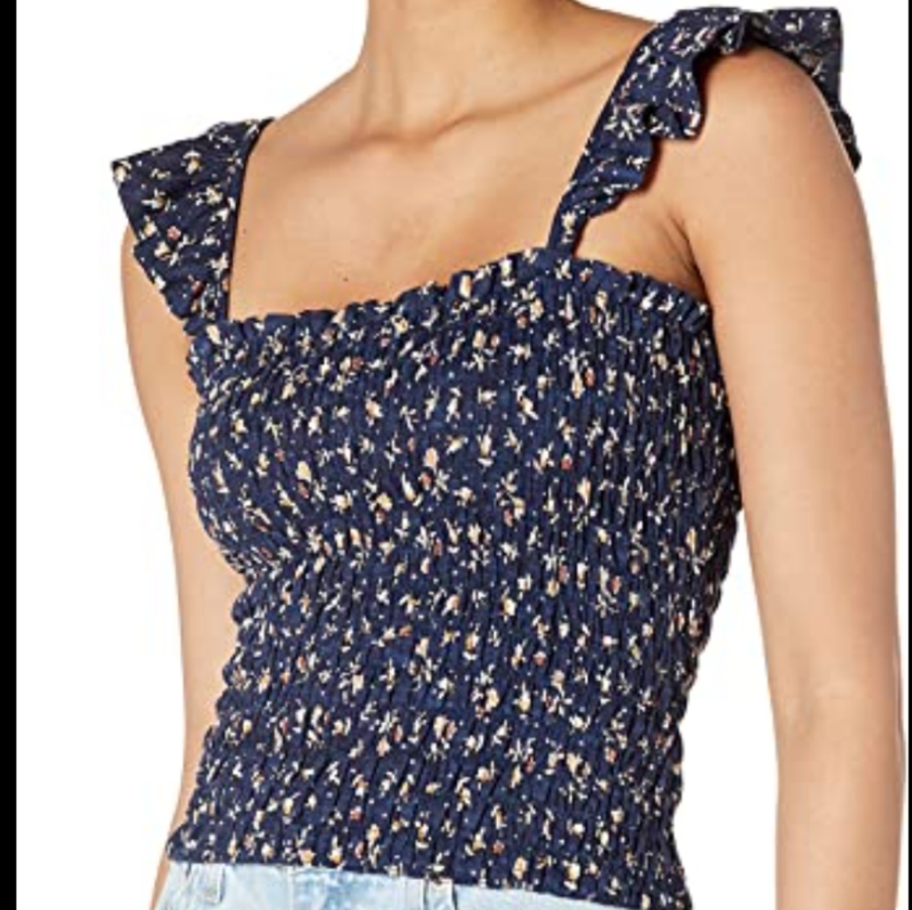Lucky Brand Smocked Top